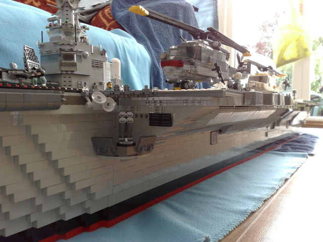 Cool DIY LEGO Aircraft Carrier