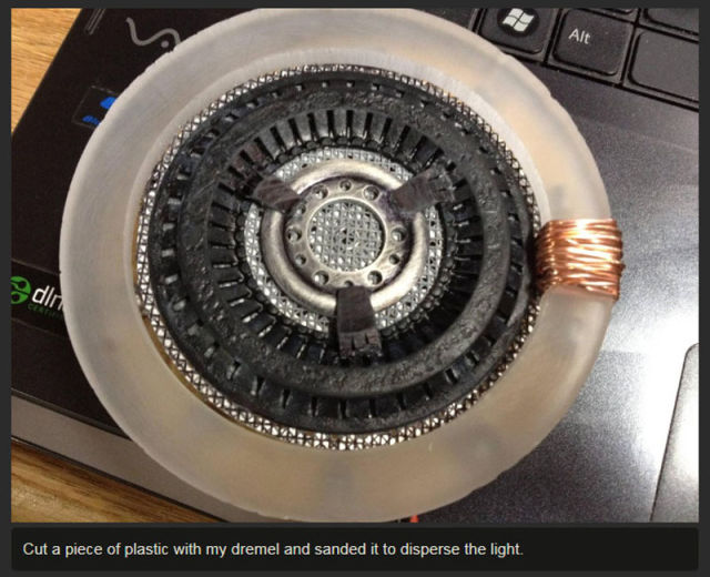 Iron Man’s Arc Reactor Made from Things Around the House