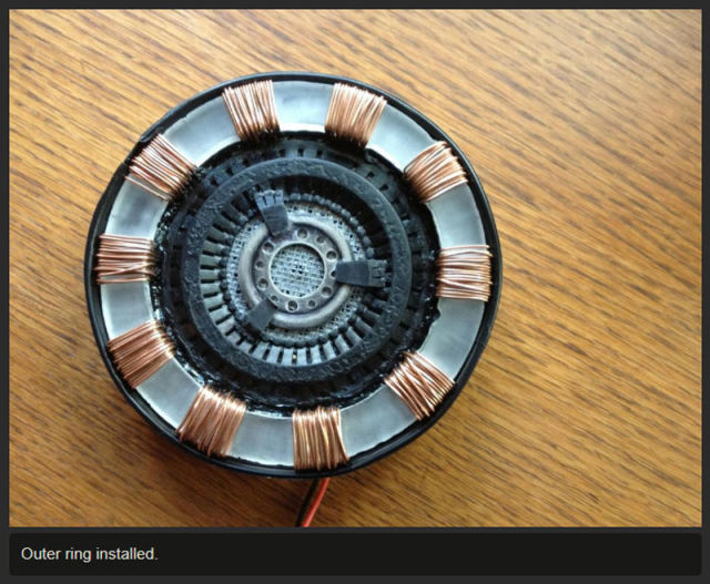 Iron Man’s Arc Reactor Made from Things Around the House