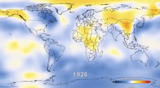 Global Surface Temperature Rise from 1880 till Now
