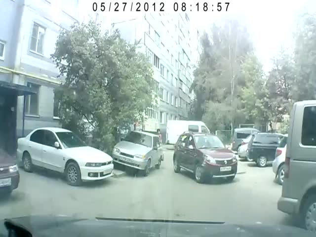 Two Girls, Worst Parking Job Ever 