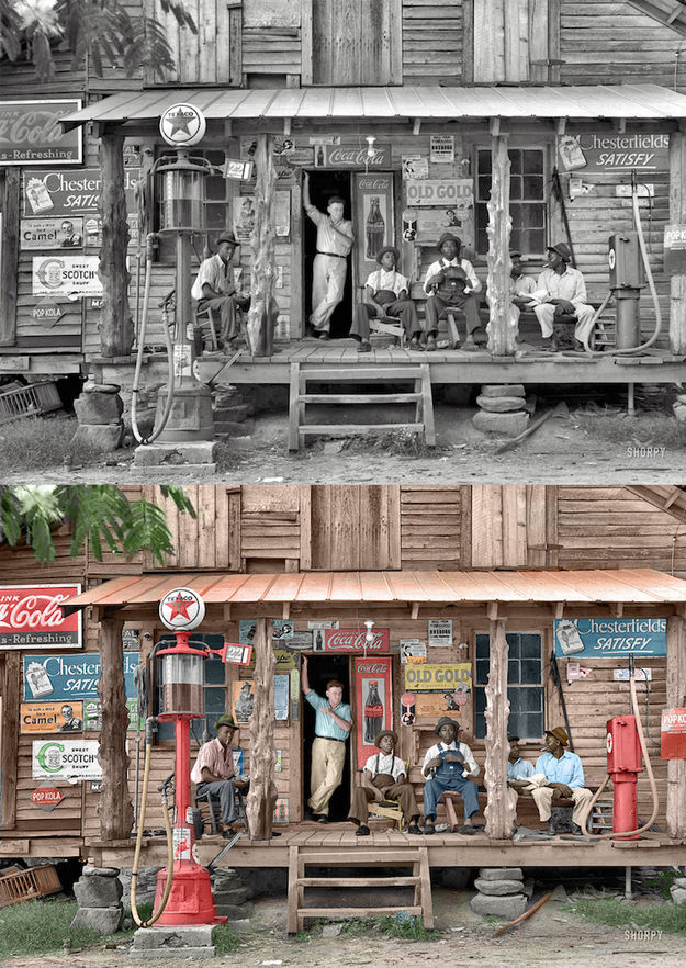 Black-and-White Photos Colorized