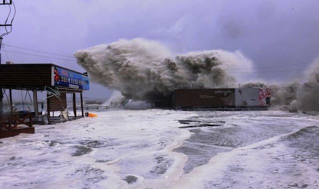 Devastating Typhoon with Winds So Strong That They Sent Rocks Flying