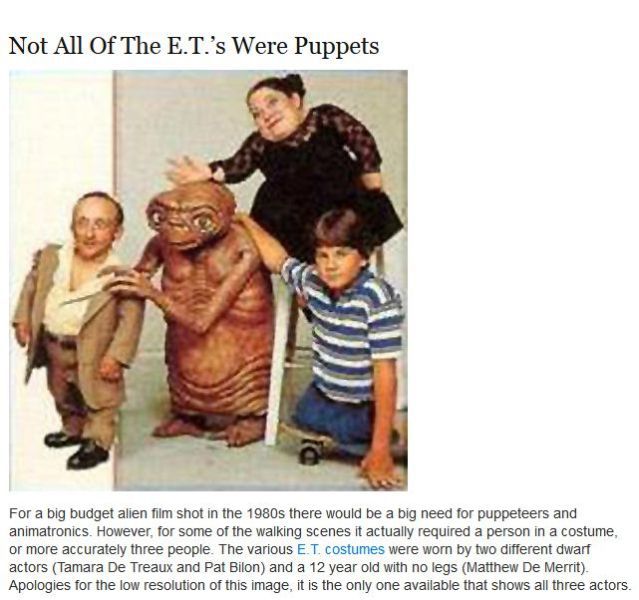 Some Facts about E.T. You Probably Didn’t Know