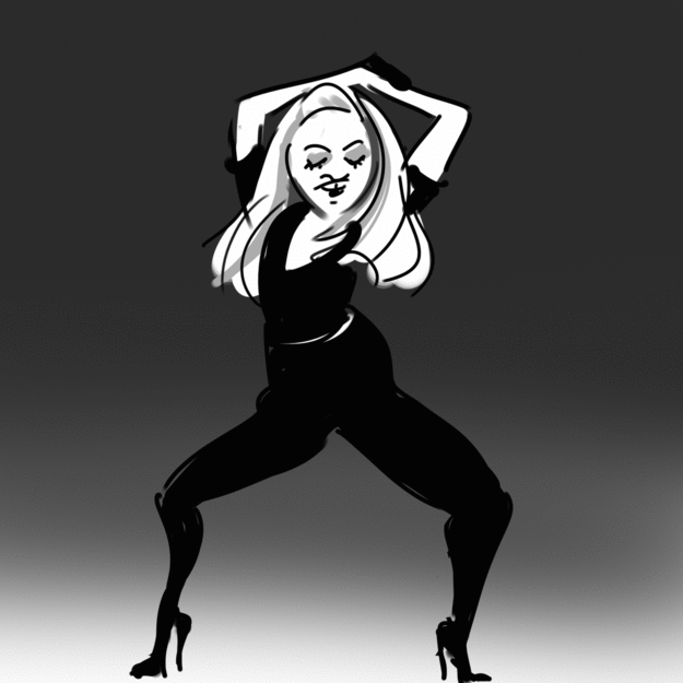 Celebrity Caricatures in Animated GIF Form