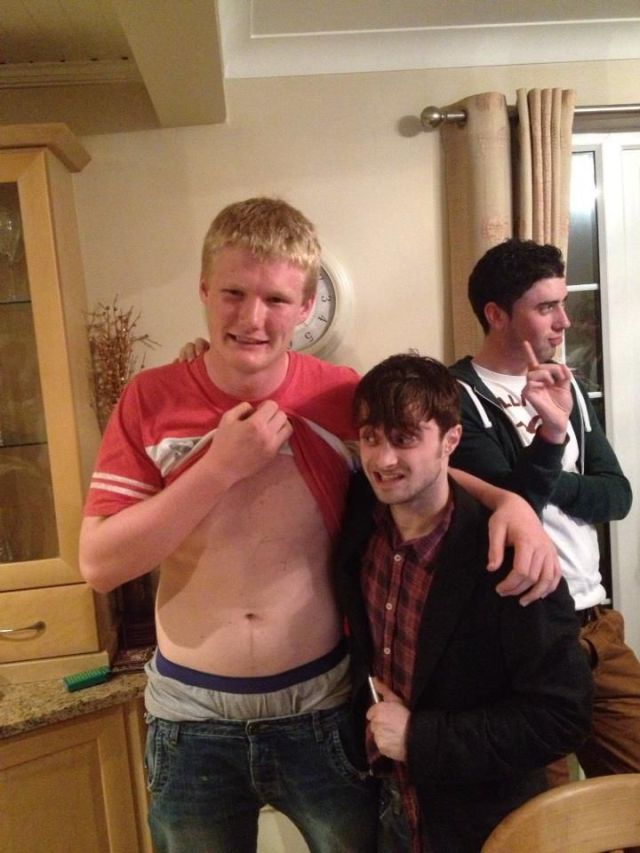 Daniel Radcliffe Photographed Partying with Dublin Football Team