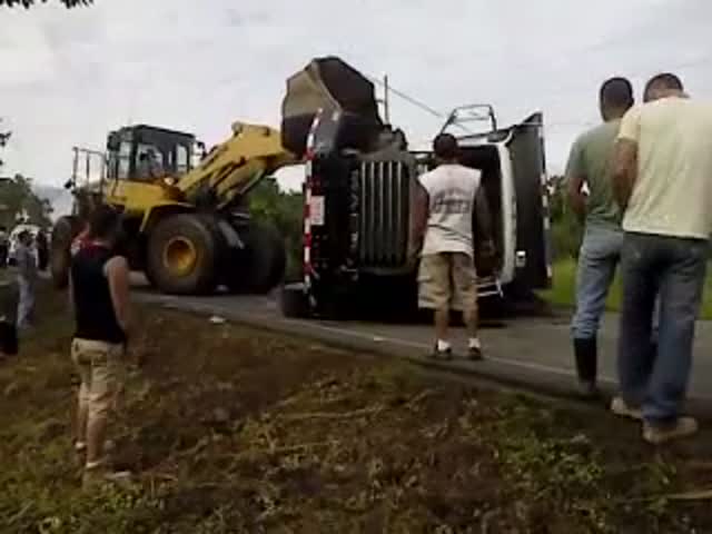 Epic Bulldozer Truck Rescue Fail 