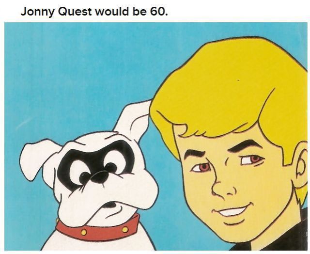 If Cartoon Characters Aged, They Would Now Be…