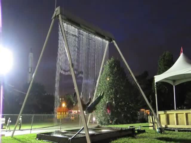 Cool Swing with a Waterfall That Doesn’t Get You Wet 