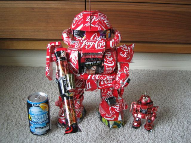 Could You Turn Your Drink Cans Into These Works Of Art?