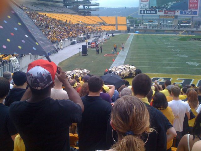 Front Row Seats for the Making of “The Dark Knight Rises” Stadium Scene