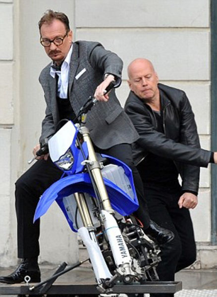 Action Shots from the Filming of “Red 2”