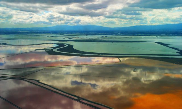 Colourful Salt Ponds Are Nature’s Own Art