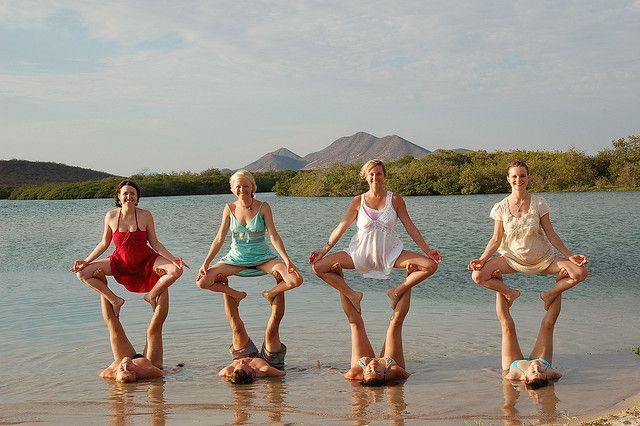 We Can’t Help but Get a Kick Out of These Yoga Pics!