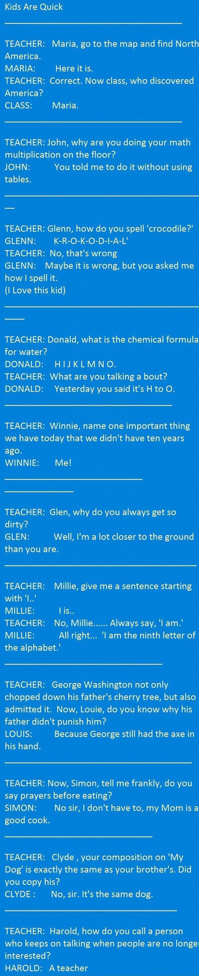 Kids Vs Teacher