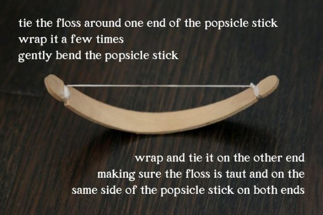 Turn a Simple Popsicle Stick Into a Cool Bow and Arrow Set