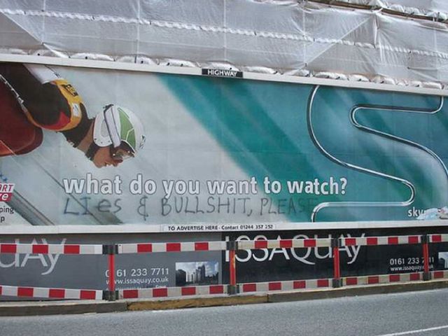 Graffiti Gives These Billboards A New Meaning…