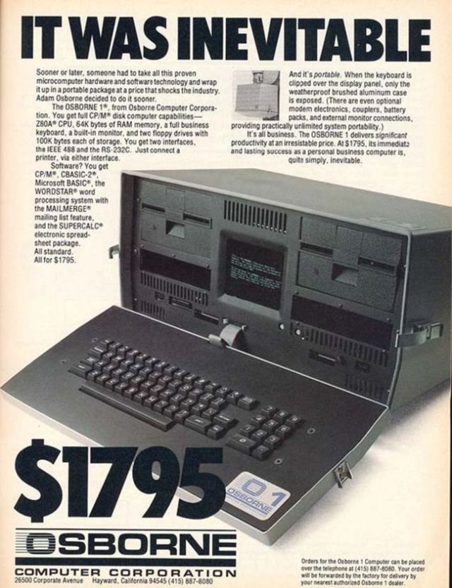 The First Portable Computer Ever Built