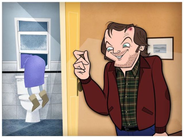 Cartoon Versions of TV Shows and Movies