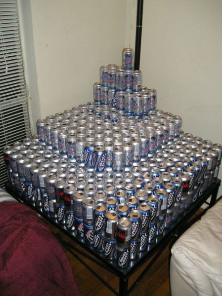 Cool Beer Can, Pyramid or “Beer-amid”