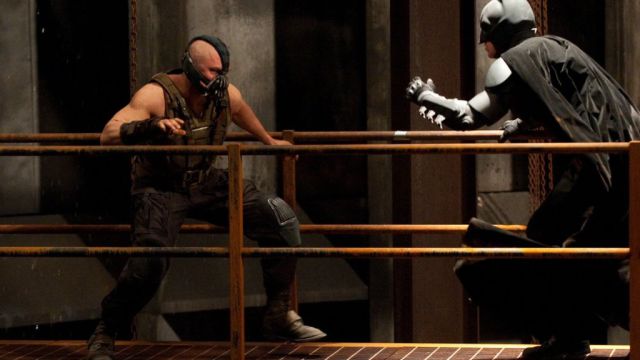 Action-packed, Behind-the-scenes Photos of the Batman vs. Bane Fight Scene