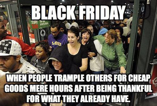 Black Friday: The Day Americans Go Crazy!
