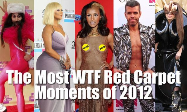 Celebrity “WTF”, Red Carpet Moments of 2012