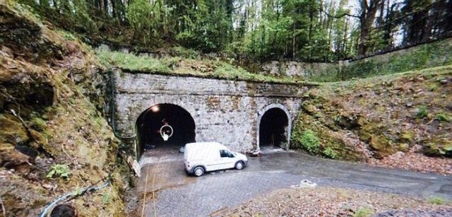 Abandoned Railroad Tunnel, in Wales, Has Hidden Secret