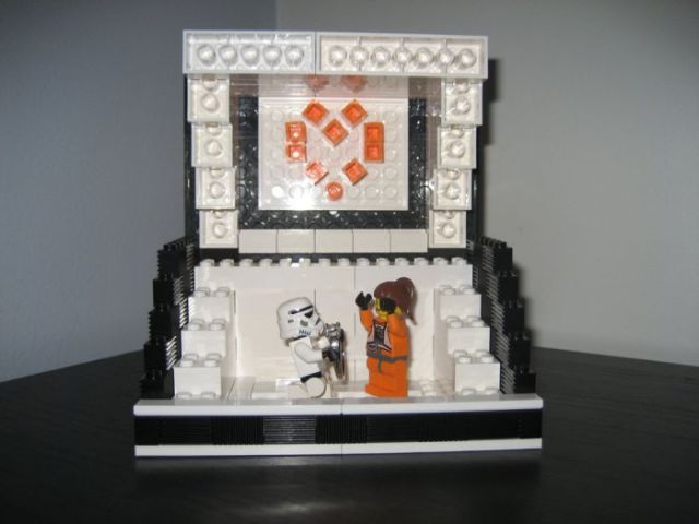 Nerdy, Star Wars Themed Proposal Built from Lego
