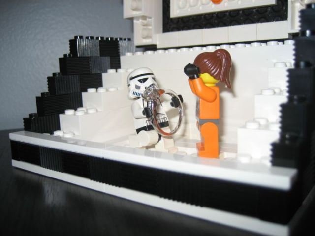 Nerdy, Star Wars Themed Proposal Built from Lego