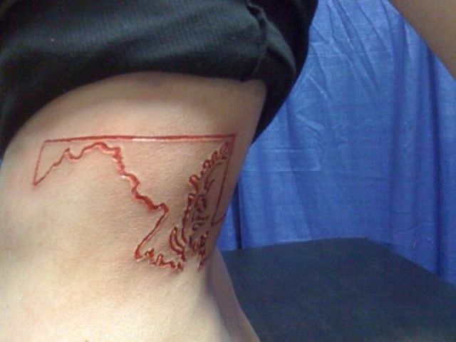 For the Love of Maryland: Girl Gets Branded for Her Country
