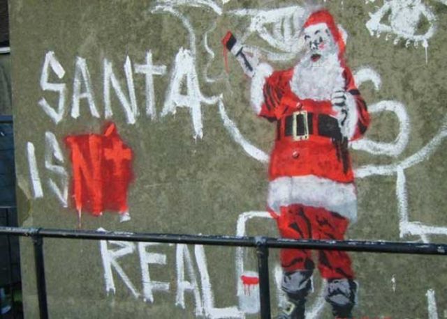 Christmas Is Saved By Graffiti Artist