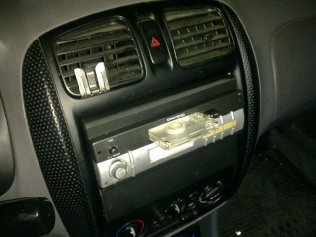 DIY Fake Car Tape Deck to Protect Your Touch Screen Stereo from Stealing