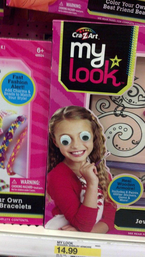 Fun with Googly Eyes in Target