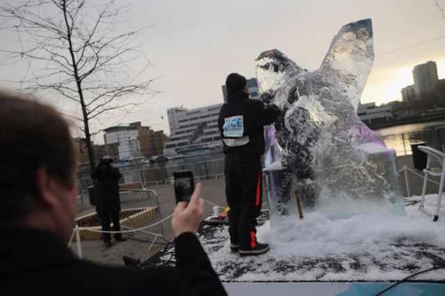 The Making of an Ice Sculpture