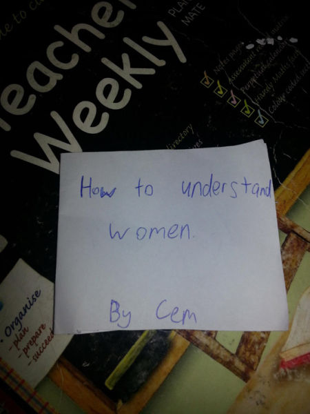 A 12 Year Old’s Guide to Understanding Women