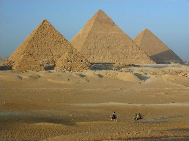 The Egyptian Pyramids from A Different Perspective