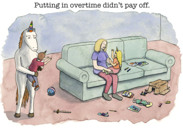 A Cartoon for Adults: “Why Unicorn Drinks”