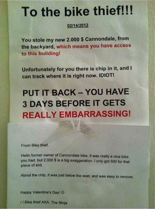 Witty Responses to Annoying Note Leavers