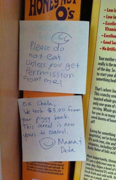 Witty Responses to Annoying Note Leavers