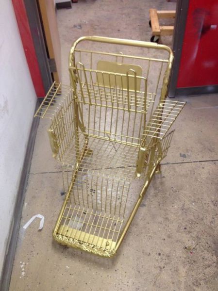 Make Your Own Shopping Cart Throne