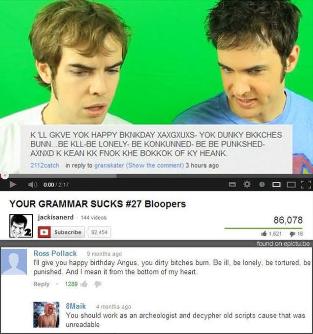 Really Funny YouTube Comments. Part 6