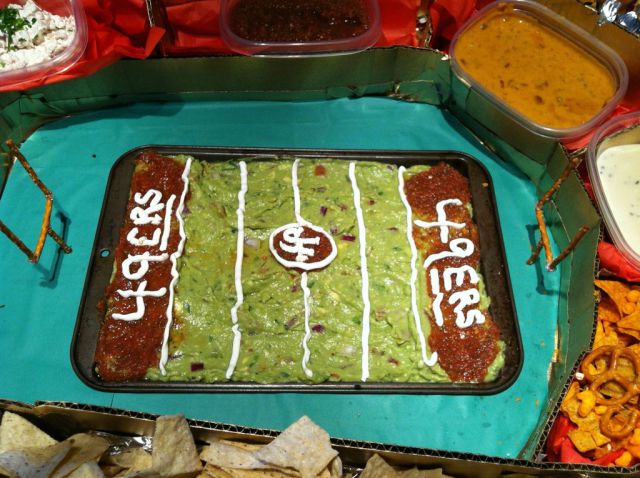 DIY SF 49ers Food Stadium