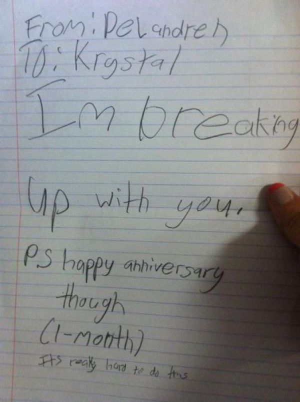 Breakup Letters You Should Be Happy You Didn’t Receive