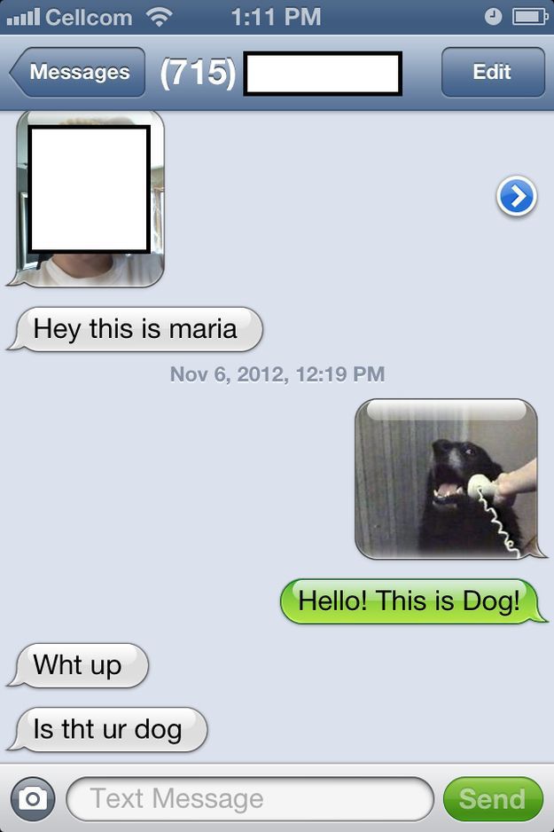 Totally Awkward Wrong Number Texts