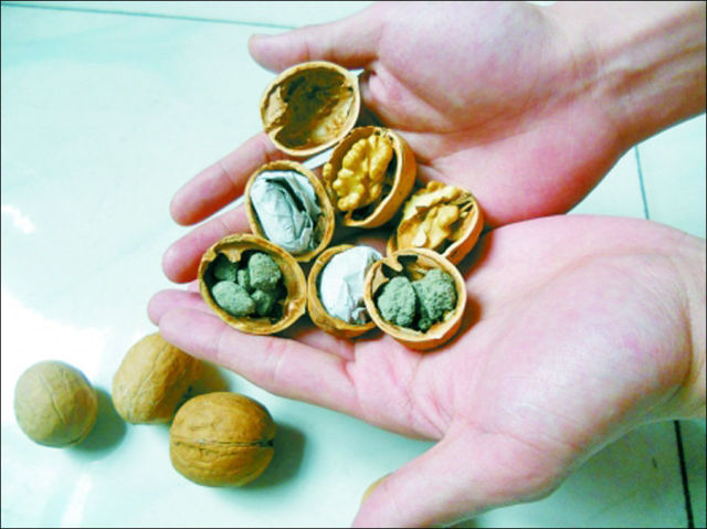 A Strange Case of Counterfeit Walnuts in China