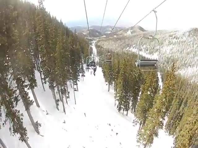 Falling Off of the Ski Lift 