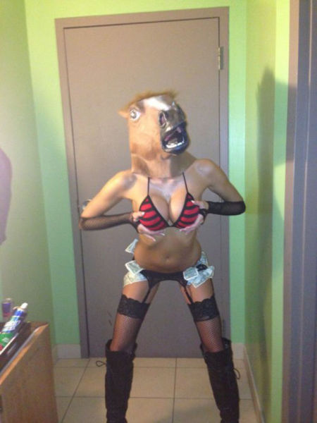 Keeping the Horse Mask Trend Alive