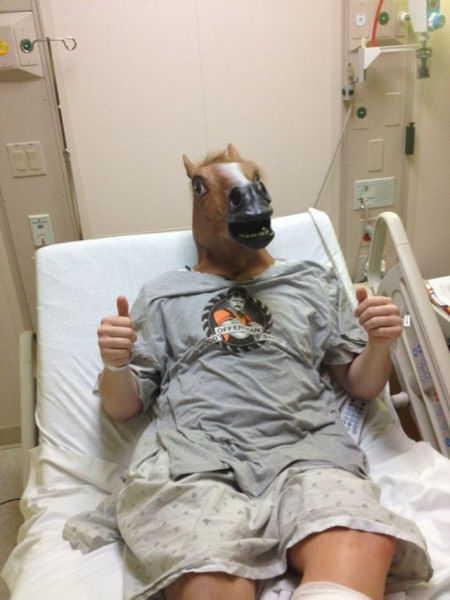 Keeping the Horse Mask Trend Alive