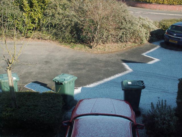 Frost Shadows Create All-Natural Works of Art